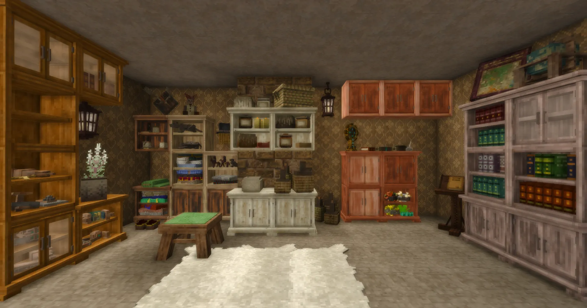A player-built interior in Conquest