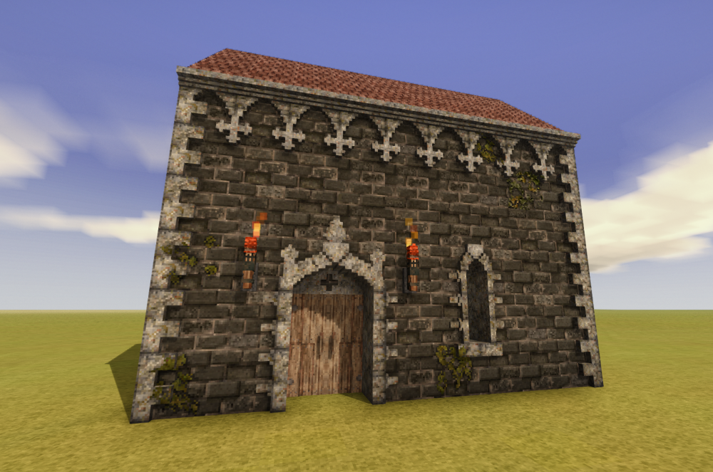 A stone keep in Vintage Story